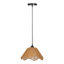 Luminaire suspendu 1 lumière en corde de chanvre-1601309167