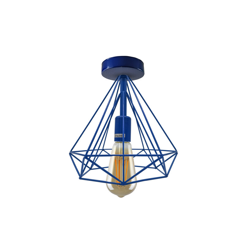 Akim Flush Mount, Blue