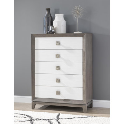 Commode 5 tiroirs Cayder