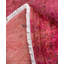 Tapis rose en laine noué à la main Cordle 8 pi 1 po x 8 pi 1 po Cordle