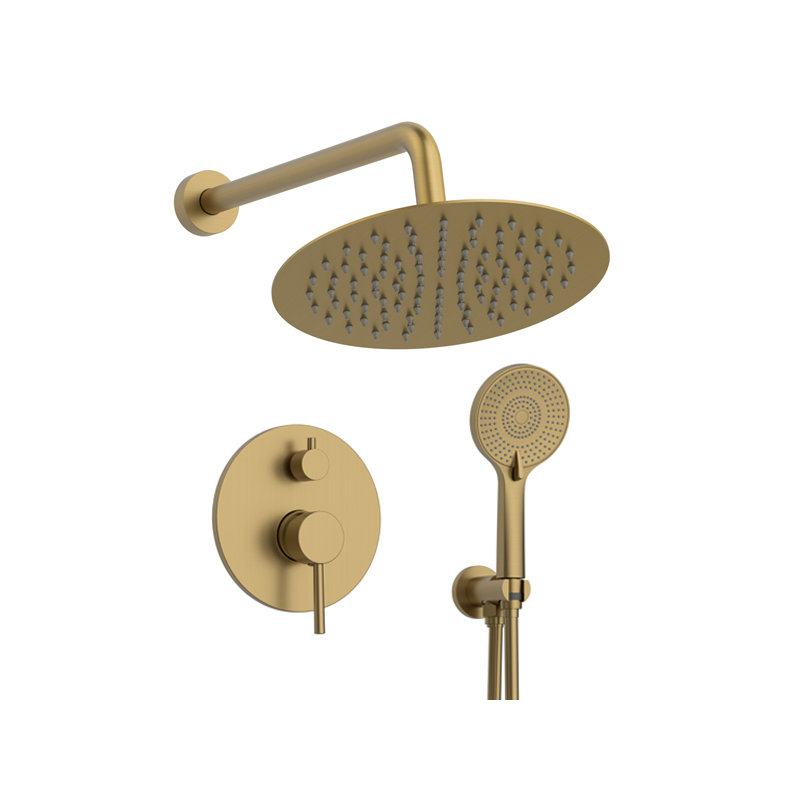 Shower Faucet with Rough in-Valve, Or brossé
