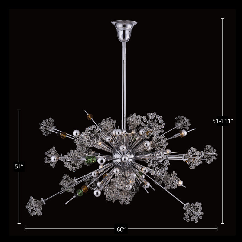 Constellation Colorata 46 LT chrome / lustre Constellation Colorata Allegri, Chrome poli
