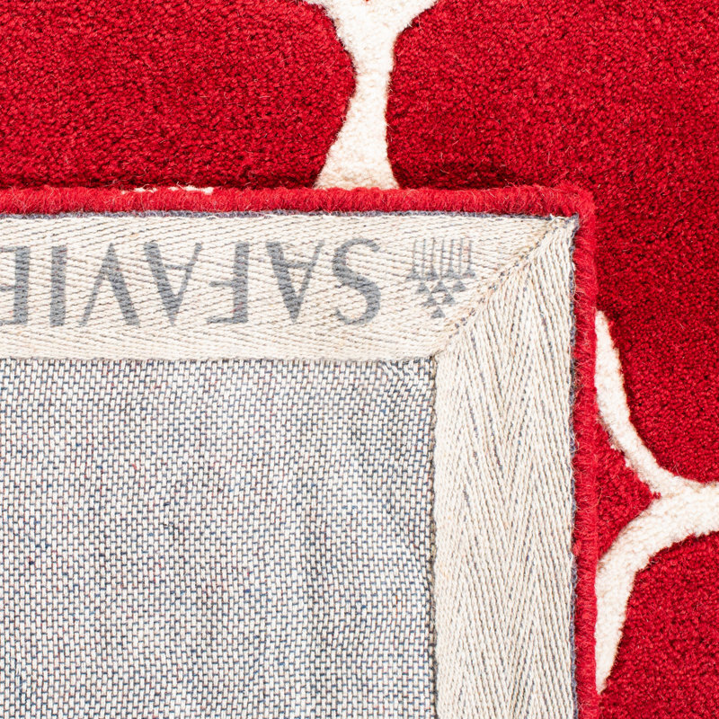 Tapis en laine touffeté à la main Carolene, Carré 8 pi 9 po