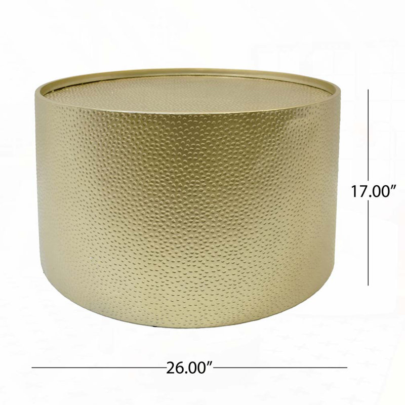 Table basse ronde en fer