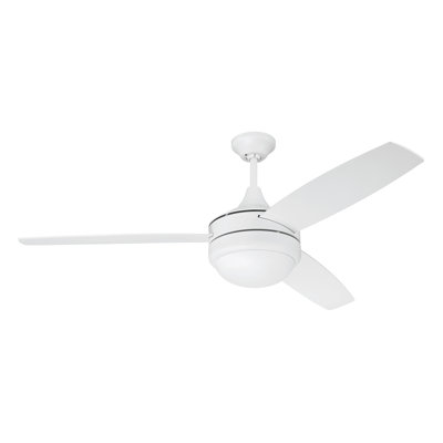 Ventilateur de plafond 52 po avec lumières DEL et contrôle mural Craftmade Phaze II
