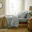 Stiliana 300 Thread Count Stonewashed Cotton Edged Duvet Cover with Tie Hems-115740554-115740555