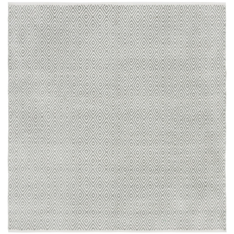Tapis en coton tissé à plat Bryent, Carré 8 pi