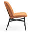 Fauteuil d'appoint en tissu Romeka avec pieds en métal noir-1366348798