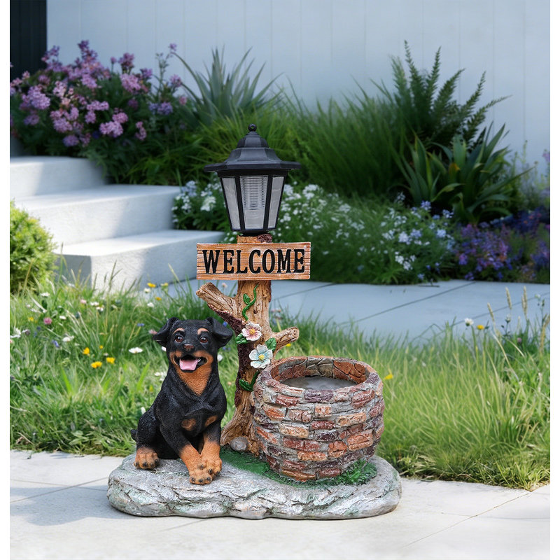 Statue d'extérieur Puppy Dog