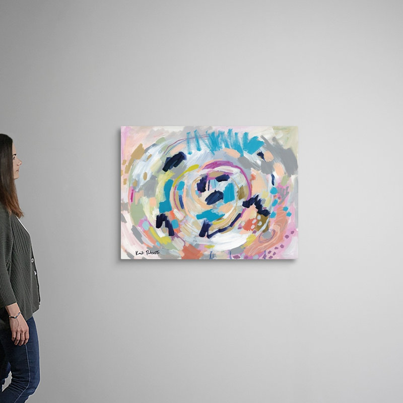 Reproduction d’art sur toile « Cradle » par Kait Roberts, H 30 po x l 40 po x P 1,25 po, Toile tendue