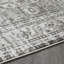 Tapis oriental gris en polypropylène tissé à la main Ragheb-331772096
