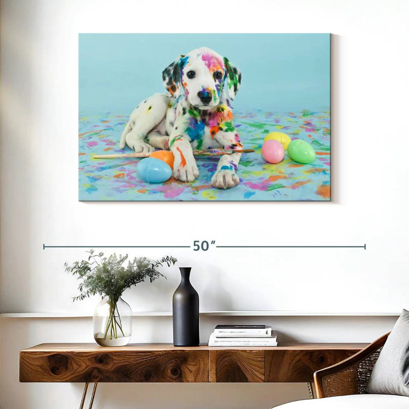 Brampt Easter Dalmatian Puppy, 26" H x 39" W