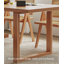 Table de salle à manger rectangulaire en bois massif-712472874