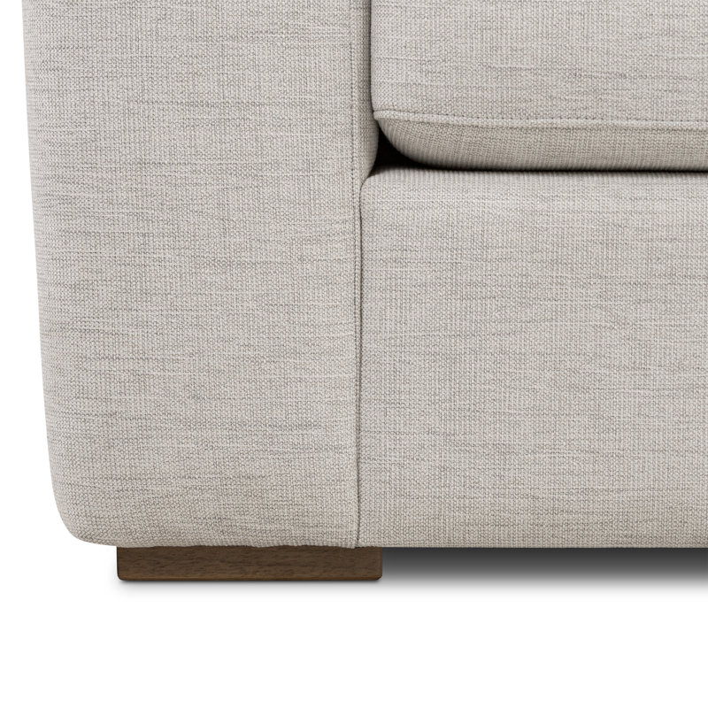 Kano 99" Upholstered Sofa In Mist Grey