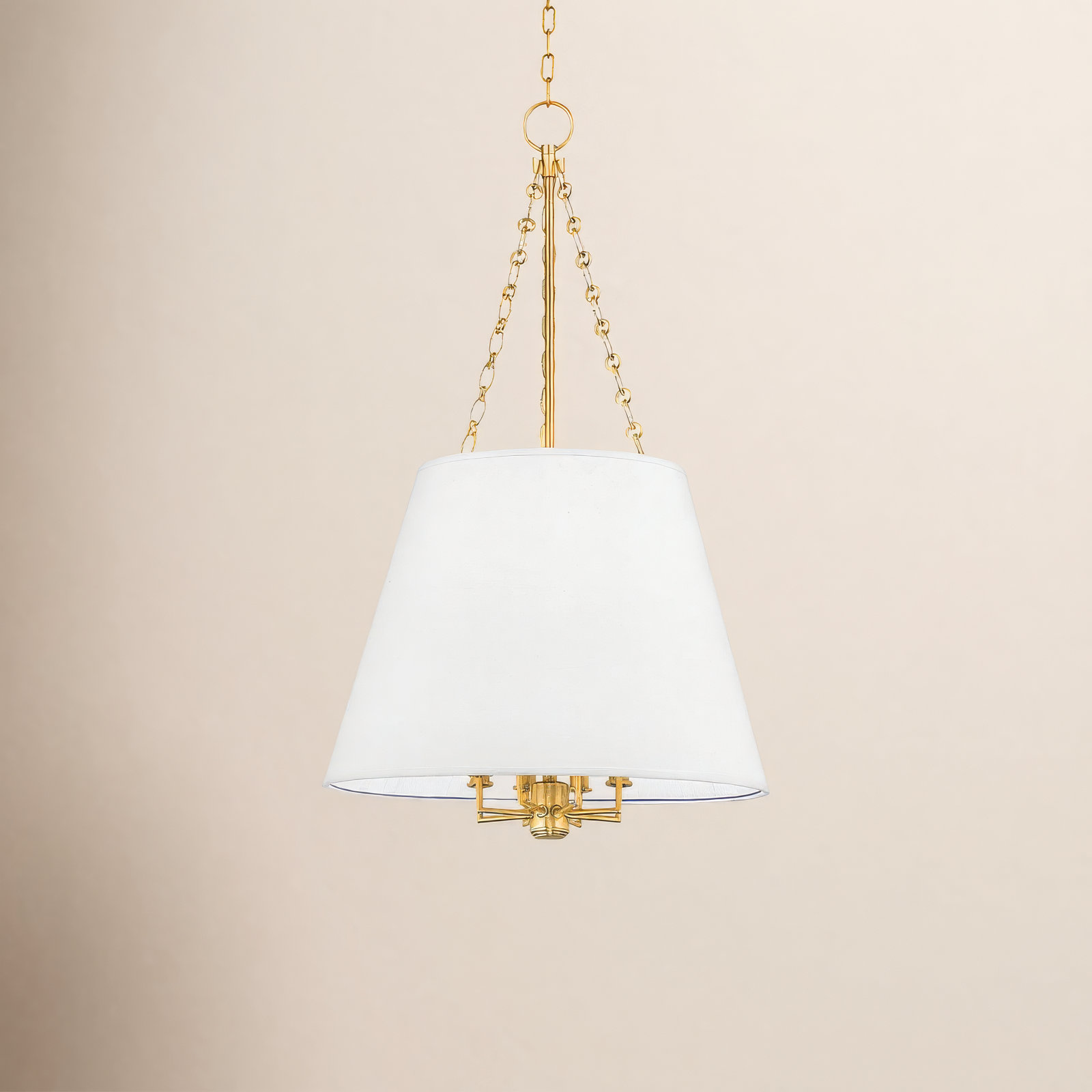 Trejuan 8 Light Pendant, Aged Brass