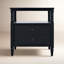 Spindle Two Drawer Nightstand-263167207