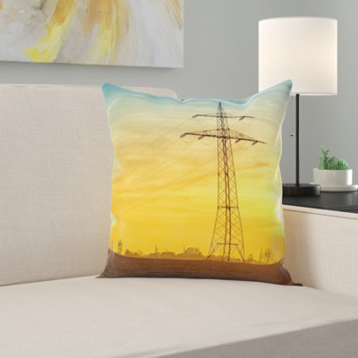Microsuede Throw Pillow