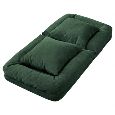 Méridienne convertible pour lit pour chien avec 5 positions de dossier réglables et 2 coussins