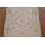 Tapis oriental géométrique en laine Oushak noué à la main 3 x 4