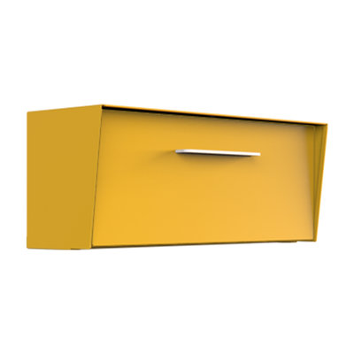 Mid-Century Modern ANGLED Wall Mounted Mailbox