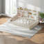 Lits Montessori modernes avec rangement, en pin massif, blanc, pour chambre d'enfant-503052206