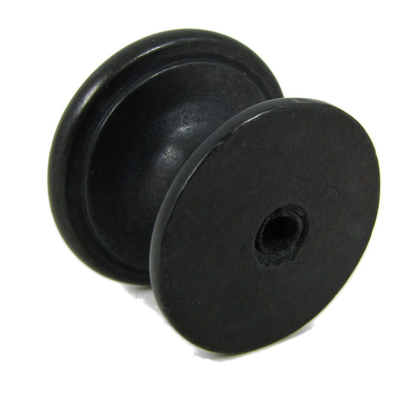 Saybrook 1 1/4" Diameter Mushroom Knob Multipack, Antique Black