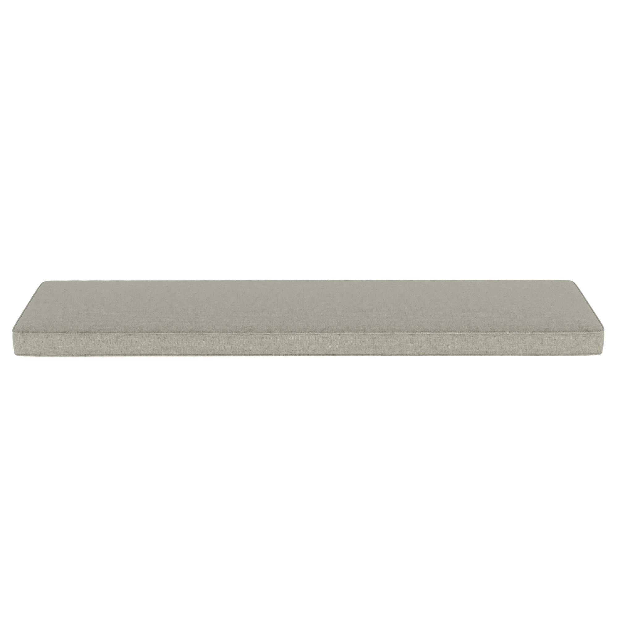 Indoor/Outdoor Sunbrella® Seat Cushion, 44" W x 18" D, Spectrum Dove Sunbrella® Plainweave