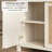 Ciauna 63'' W Rattan Sideboard Cabinet with 3 Storage Drawers Adjustable Shelf-1280244658