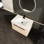 Meuble-lavabo de salle de bain 2 portes en chêne - meuble-lavabo 30 po avec comptoir en résine, style américain, Scratch and Tarnish-1244674685