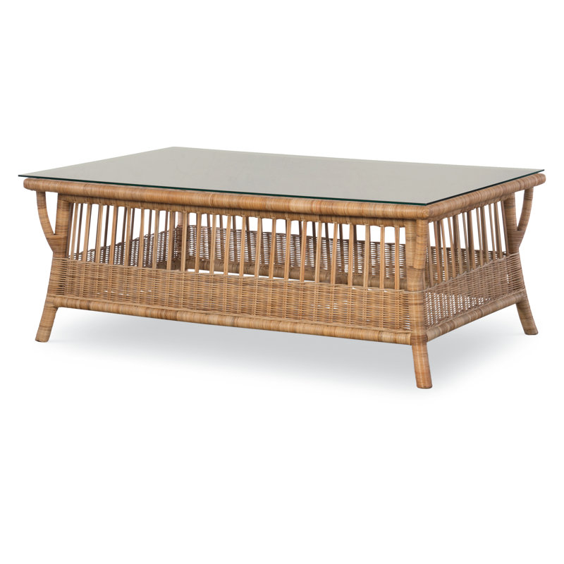 Caribe Glass Cocktail Table