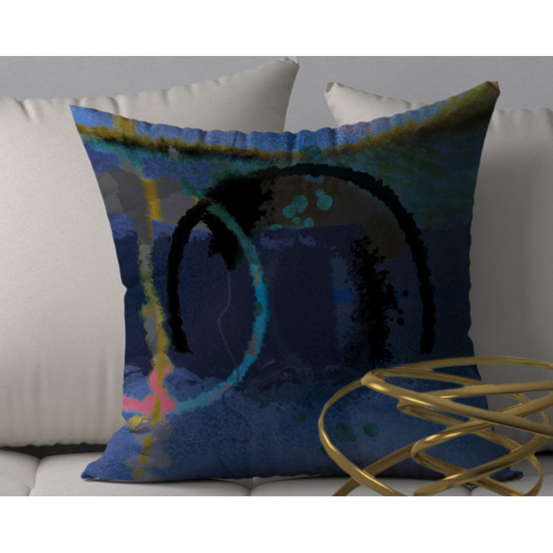 Housse de coussin carrée vive Connoisseur, 18" x 18"