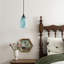 1 - Light Single Teardrop E26 Dimmable Adjustable Pendant Light-72563734