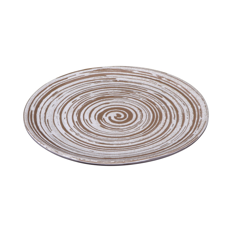 Stardust 8.75" Round Salad Plate, White