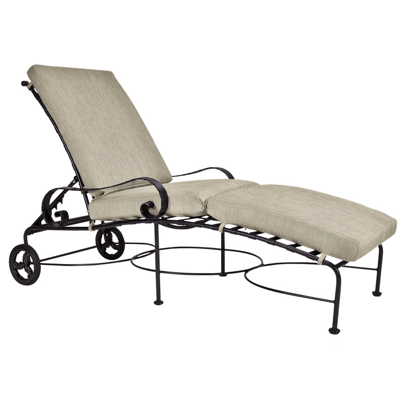 Classico-W Outdoor Chaise Lounge, Graphite, Sash Denim