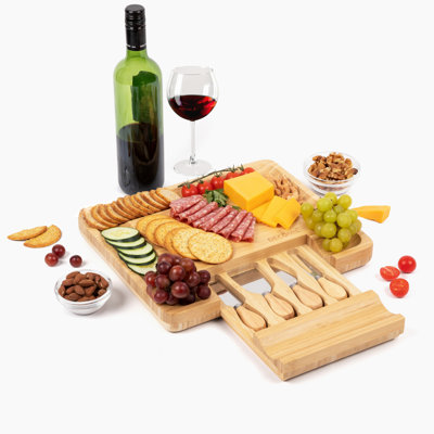Union Rustic Ruelas Bamboo Cheese Board