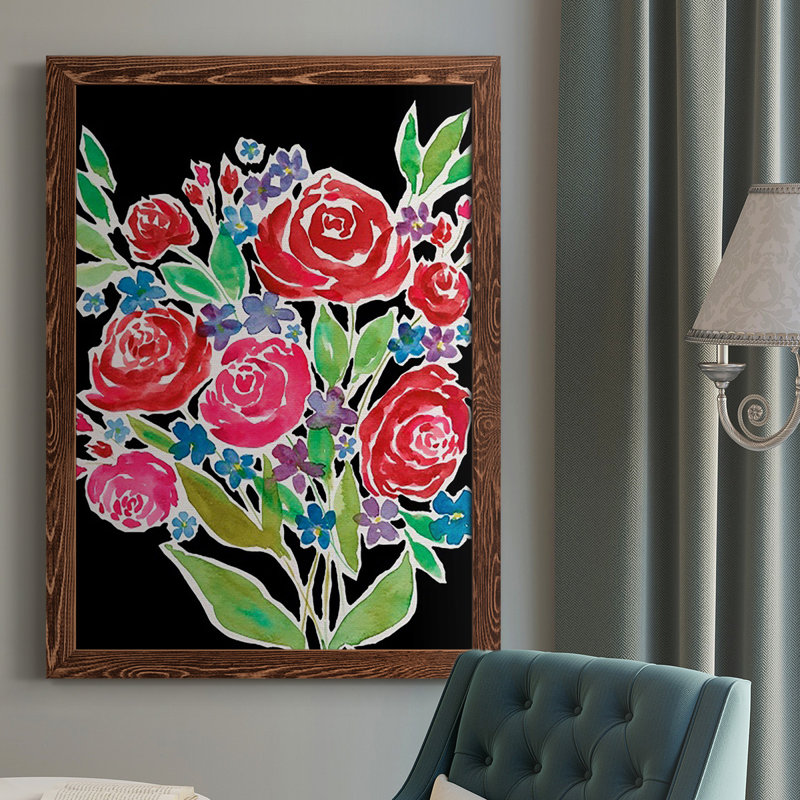 "Floral Choir Bouquet", reproduction d'art sur toile, H 37,5 po x l 27,5 po x P 1 po, Érable