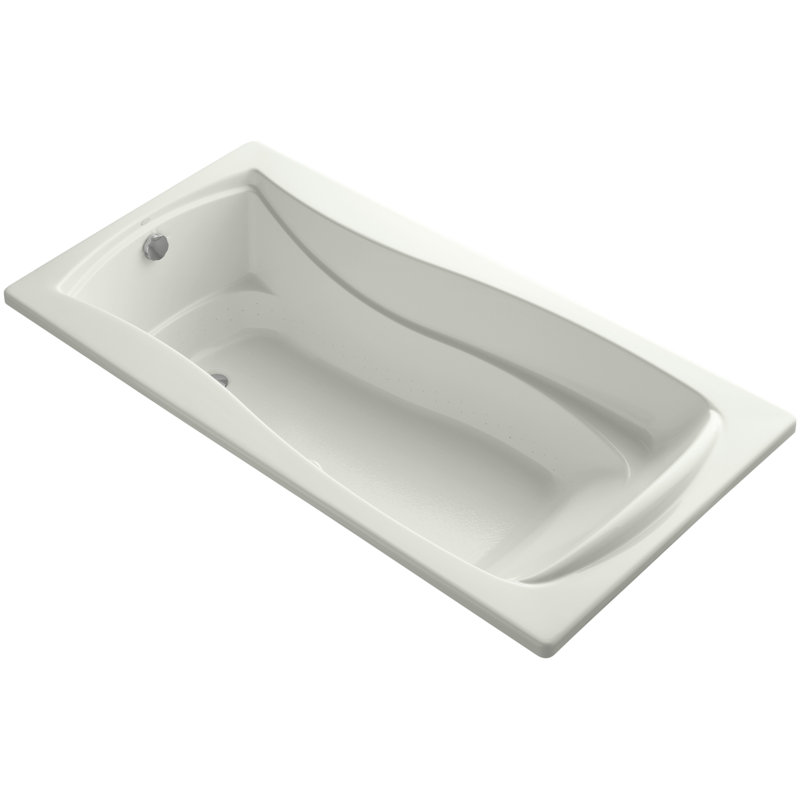 Mariposa Bubblemassage 72" x 36" Bathtub, Dune