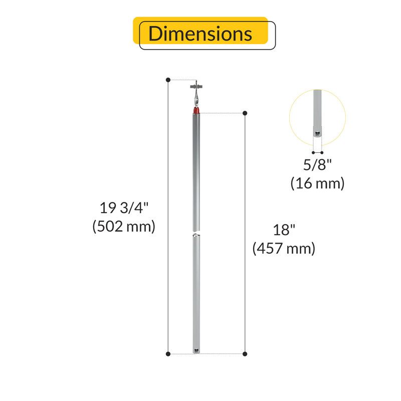  Spiral Window Balance 18" Tube Length