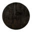 Table basse de style transitionnel avec finition noire antique et structure audacieuse avec tablette de rangement supplémentaire