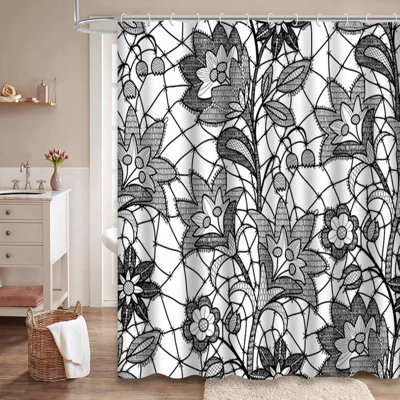 Rideau de douche Floral