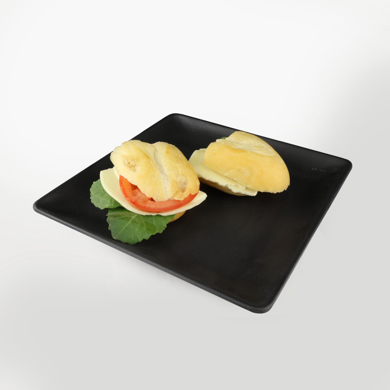 Greenovations 9" Salad Plate, Black