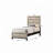 Gray Finish Twin Size Bed