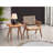 End Table, Natural Finish