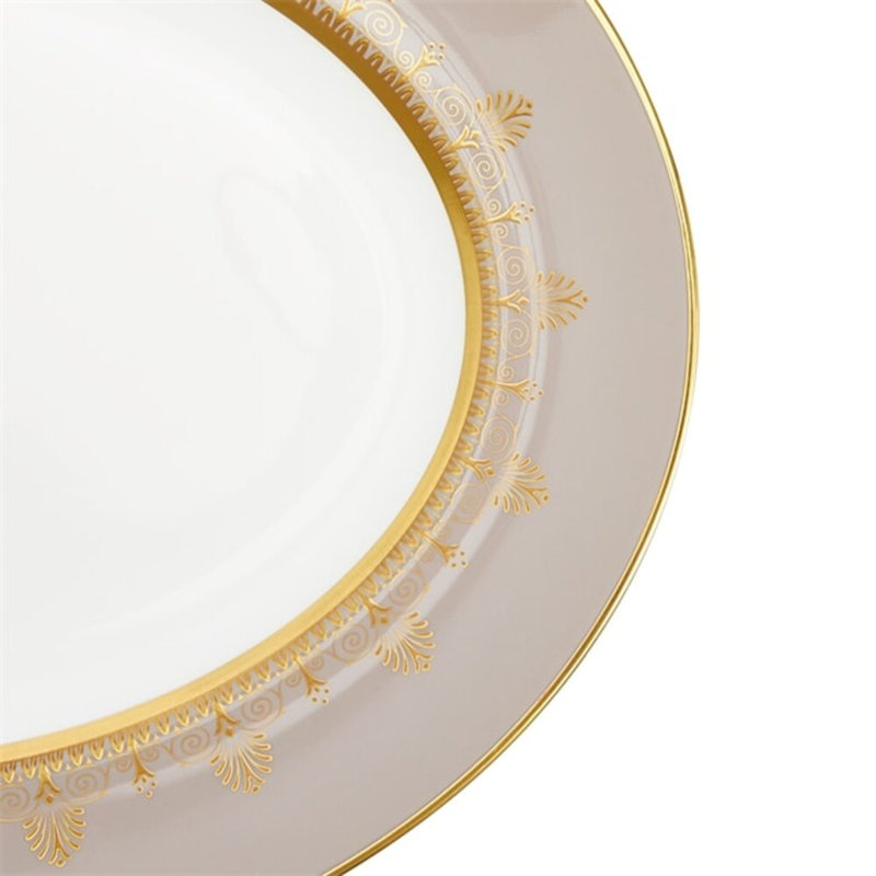 Anthemion Gray 14in Oval Platter