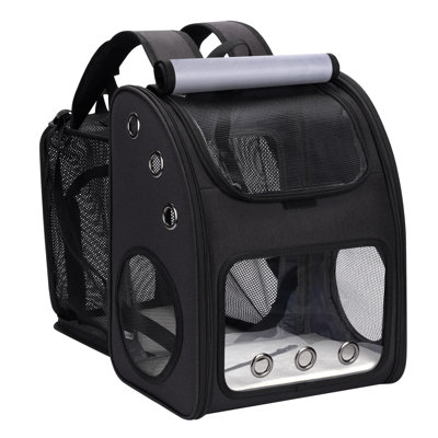 Expandable Pet Carrier Backpack For Cats, Dogs And Small Animals, Portable Pet Travel Carrier, Super Ventilated Design, Airline Approved, Ideal For Tr -  George Oliver, 7C5EE1210109484D82BDE488A9F4BB10