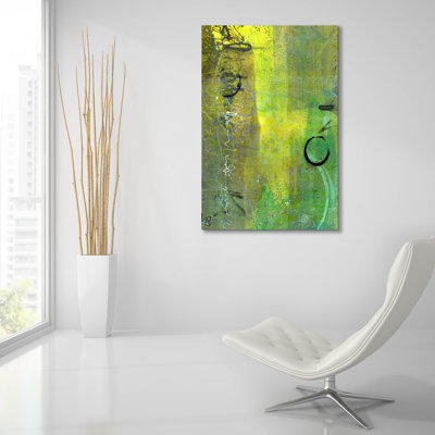  «Long Winter» par Laura Gibson, art mural en verre acrylique, 24 po x 36 po
