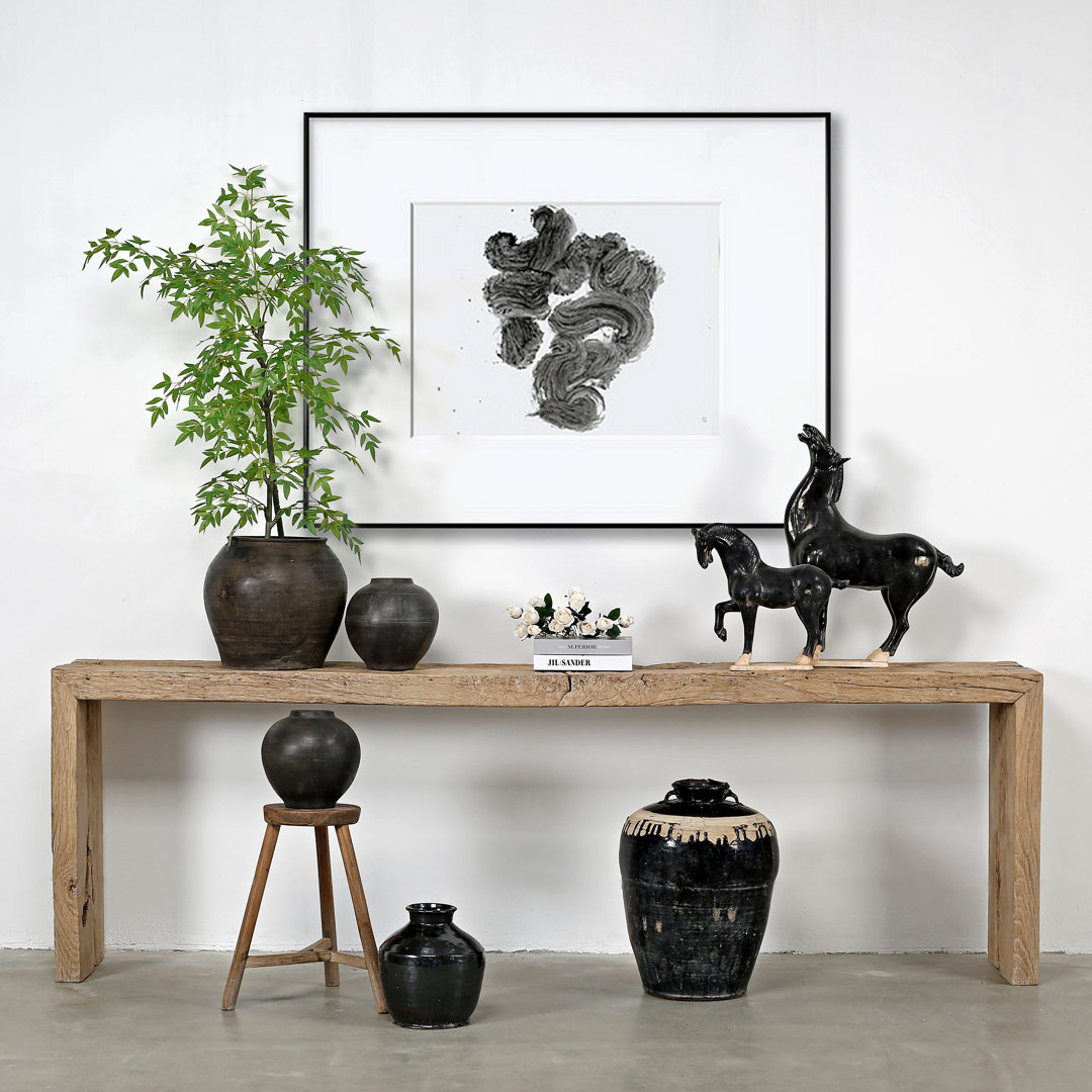 Waterfall 96'' Solid Wood Console Table Lily's Living