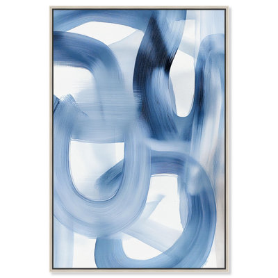 «Fading Blue Mist I», impression sur toile par Art Remedy