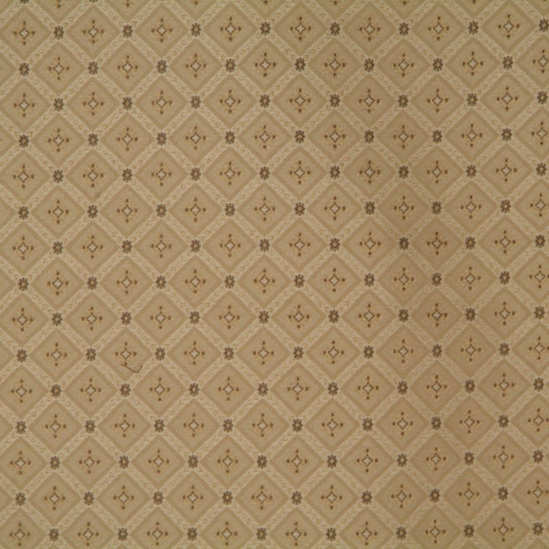 Allure Quatrefoil Fabric, Tan