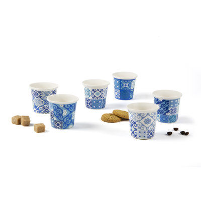 Maiolica Blue Porcelain Coffee Cup